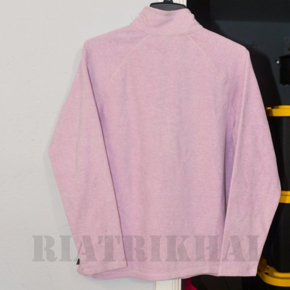 Purple NWT Ladies' fleece 1/4 Zip Pullover Eddie Bauer‎ - Picture 4 of 4
